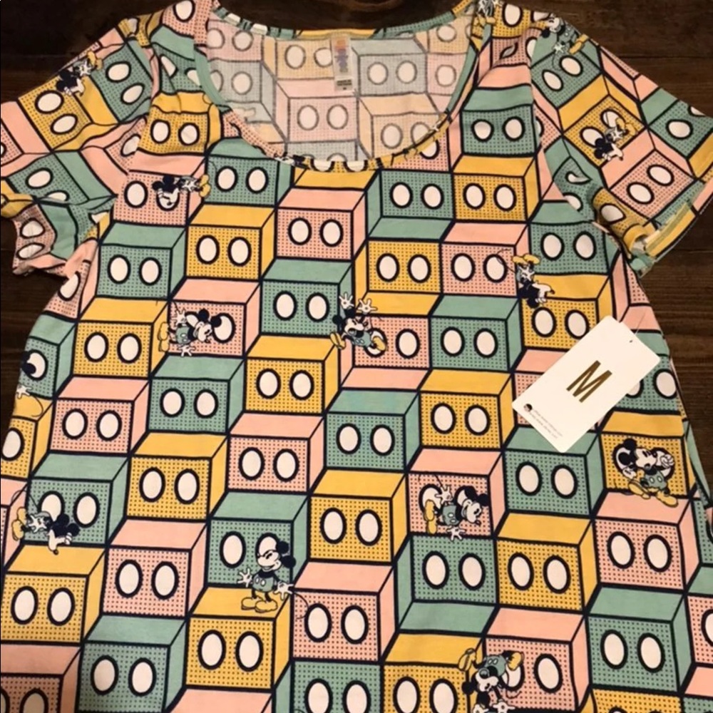 Size M Lularoe Disney Classic Mickey Tee
